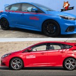 Auto DIY Styling Vinyl Decals Car Side Skirts Stickers Stylish Graphics Car Accessories for Ford Focus 2 3 MK2 MK3